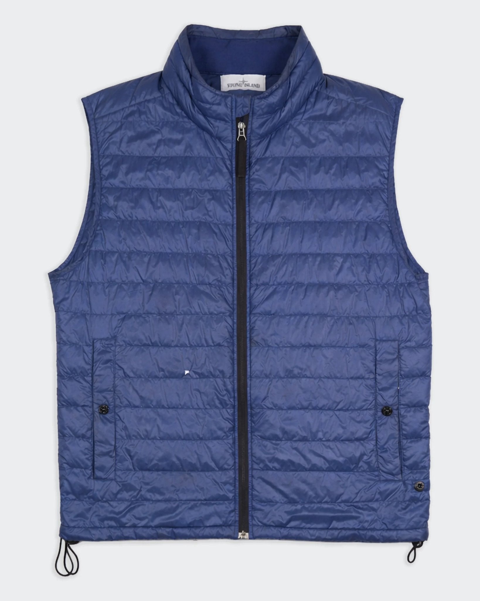 Stone Island Blue Puffer Vest - XL