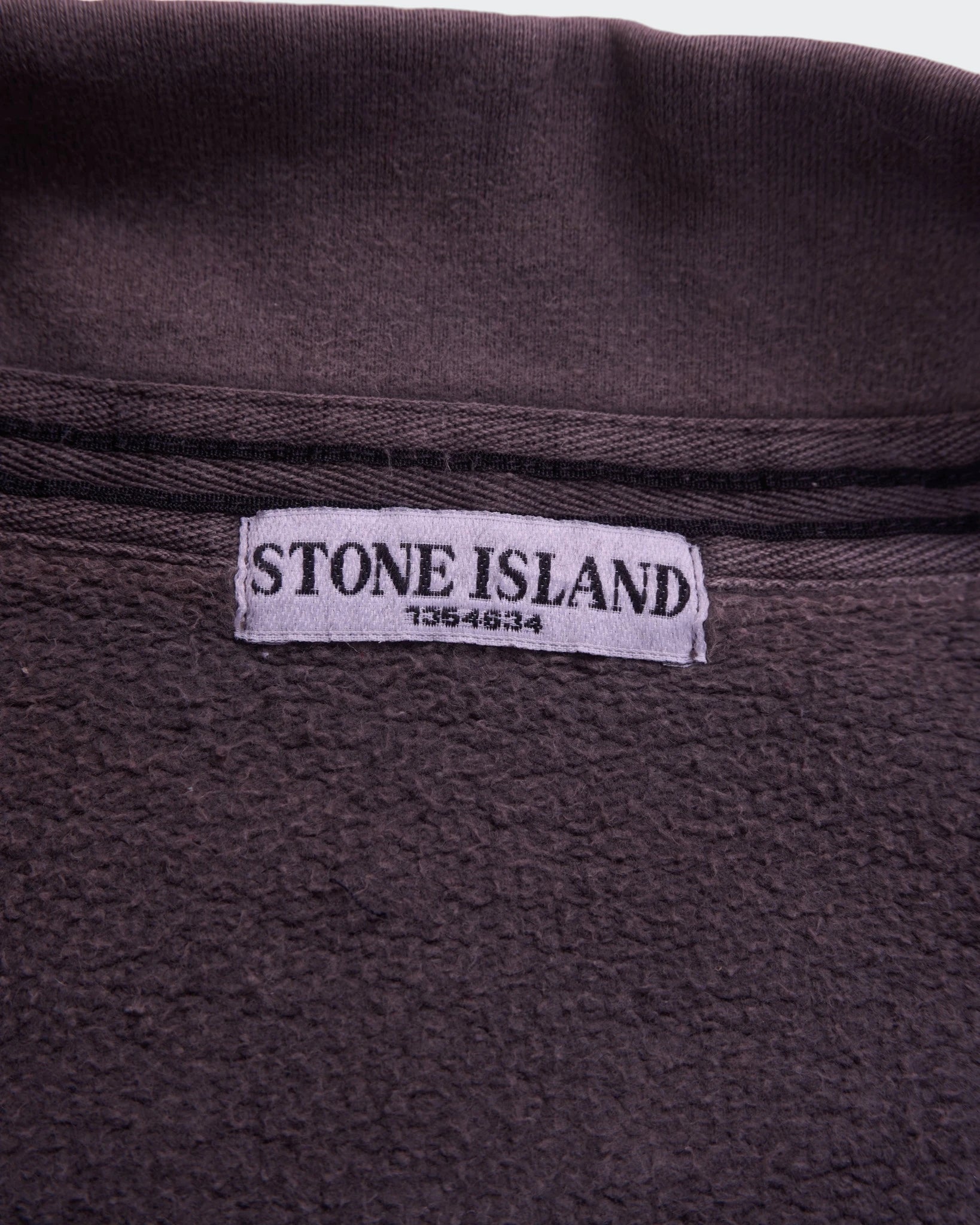Stone Island Brown Quarter - zip Sweater - XL