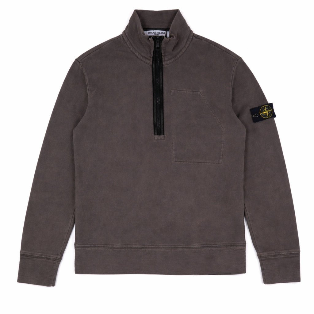 Stone Island Brown Quarter - zip Sweater - XL