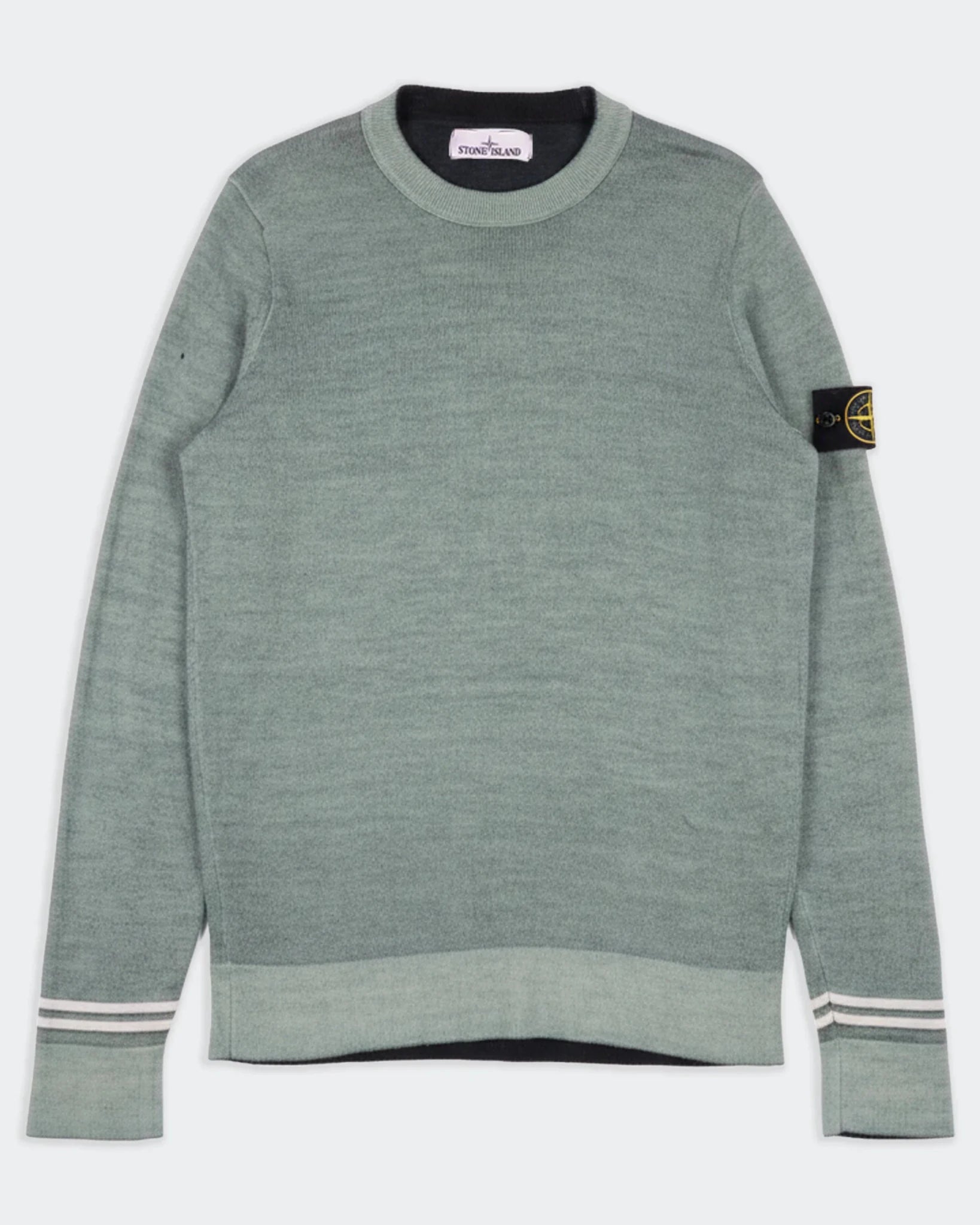 Stone Island Green Crewneck Sweater - S