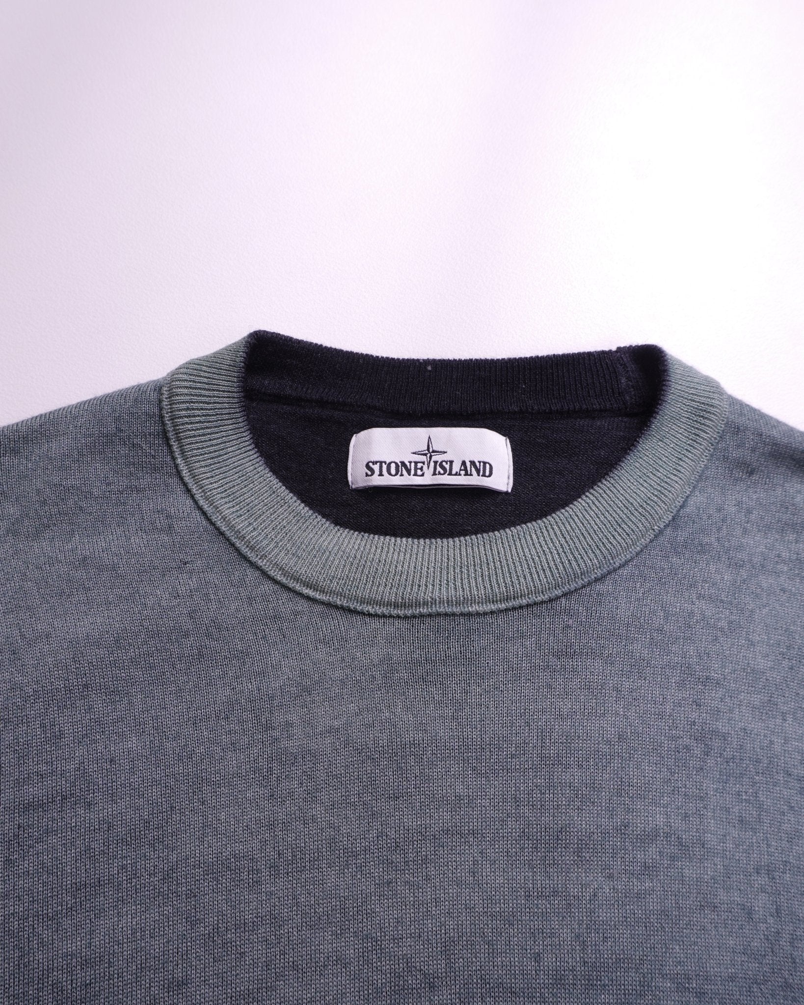 Stone Island Green Crewneck Sweater - S