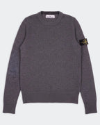 Stone Island Grey Wool Crewneck Sweater - S