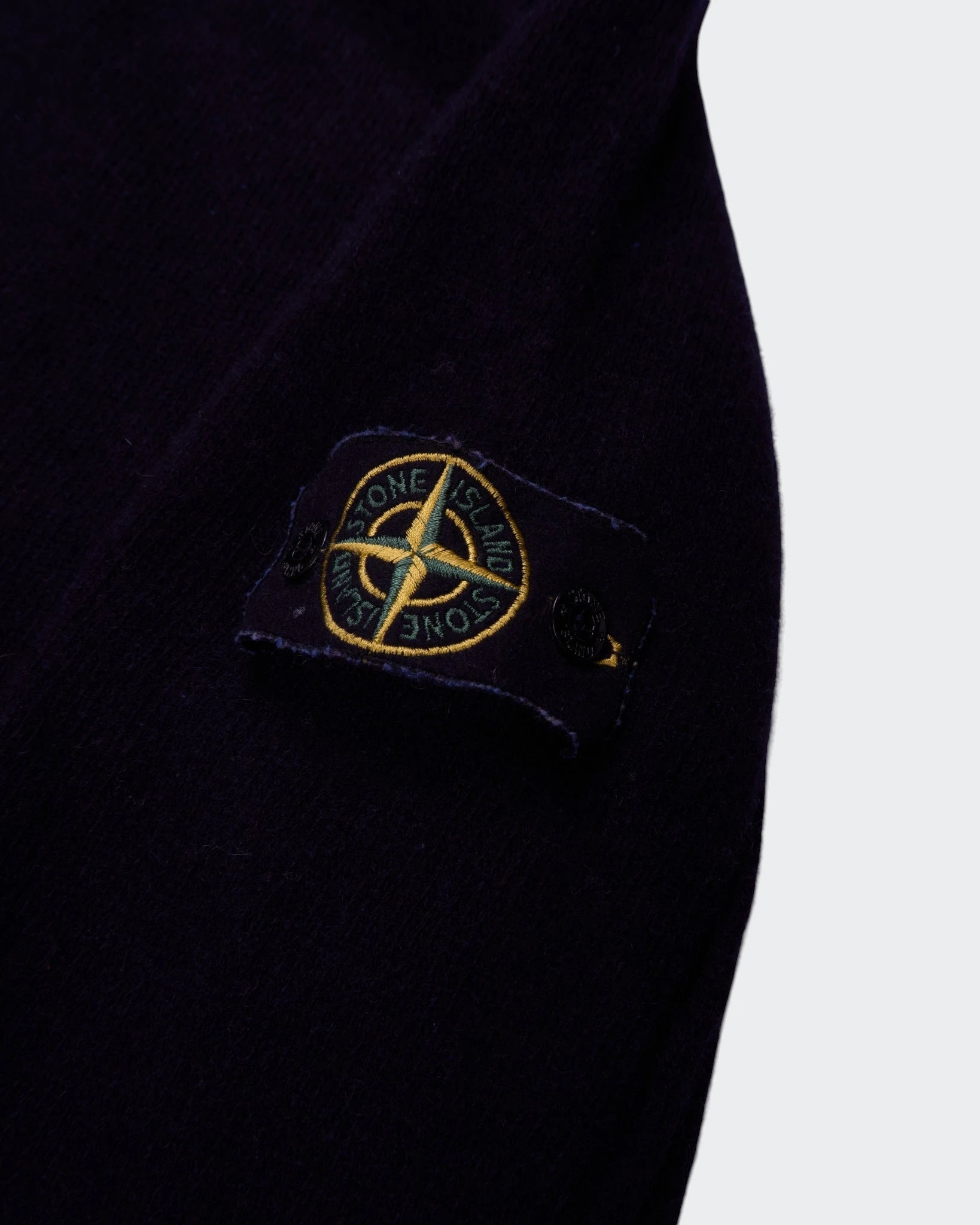 Stone Island Navy Crewneck Jumper - M