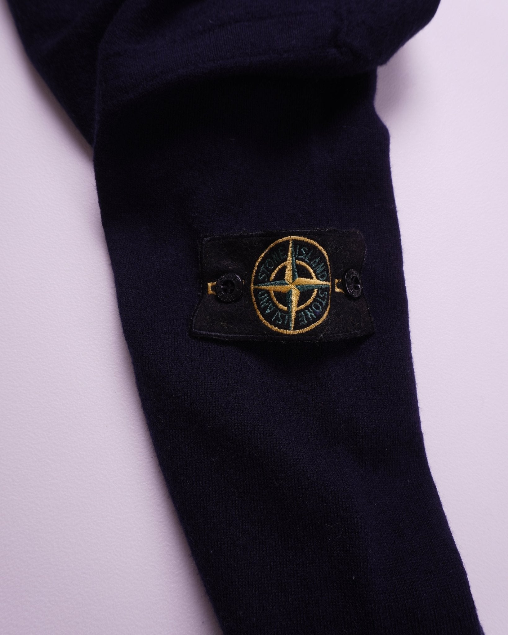 Stone Island Navy Crewneck Sweater - L