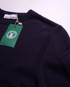 Stone Island Navy Crewneck Sweater - S