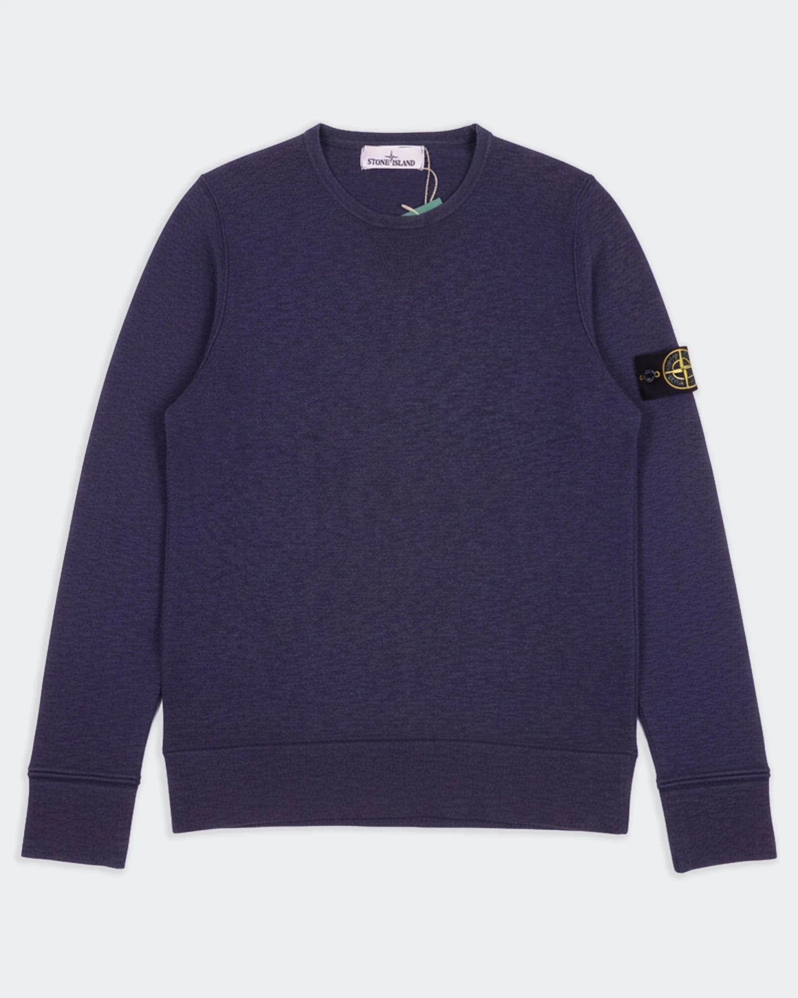Stone Island Navy Crewneck Sweater - S