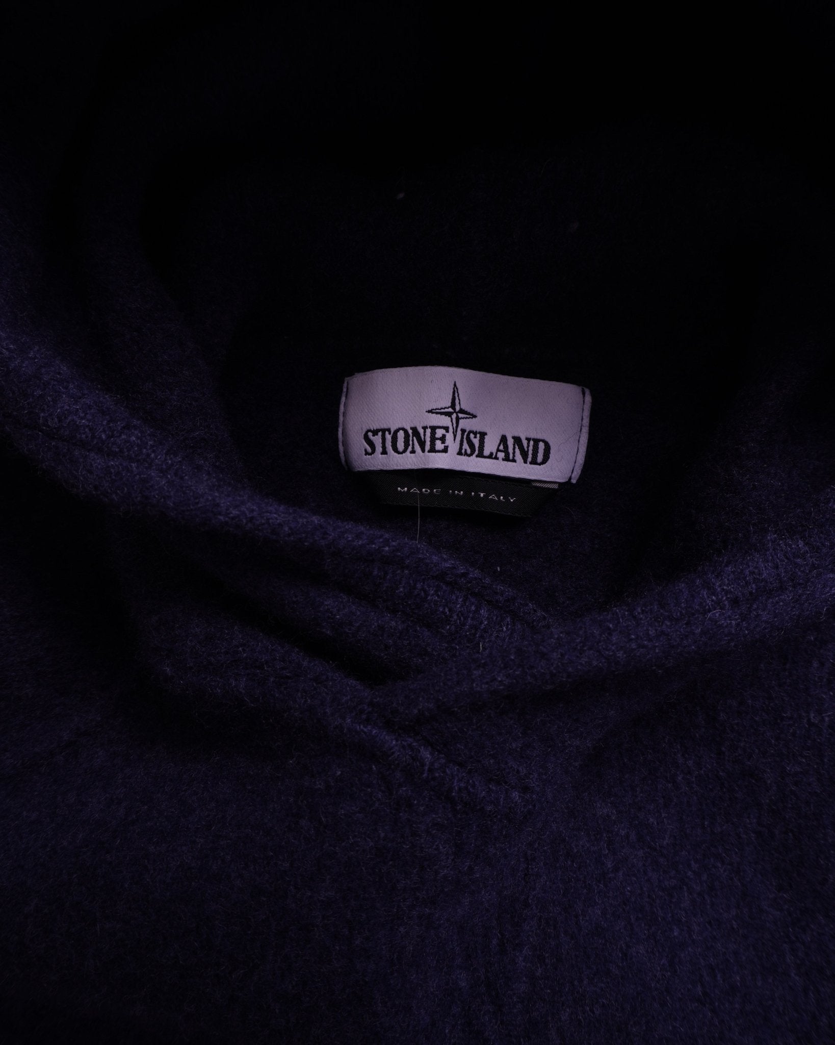 Stone Island Navy Hoodie - S