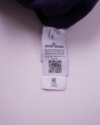 Stone Island Navy Wool V - neck Sweater - S