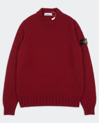 Stone Island Red Wool Crewneck Sweater - XL