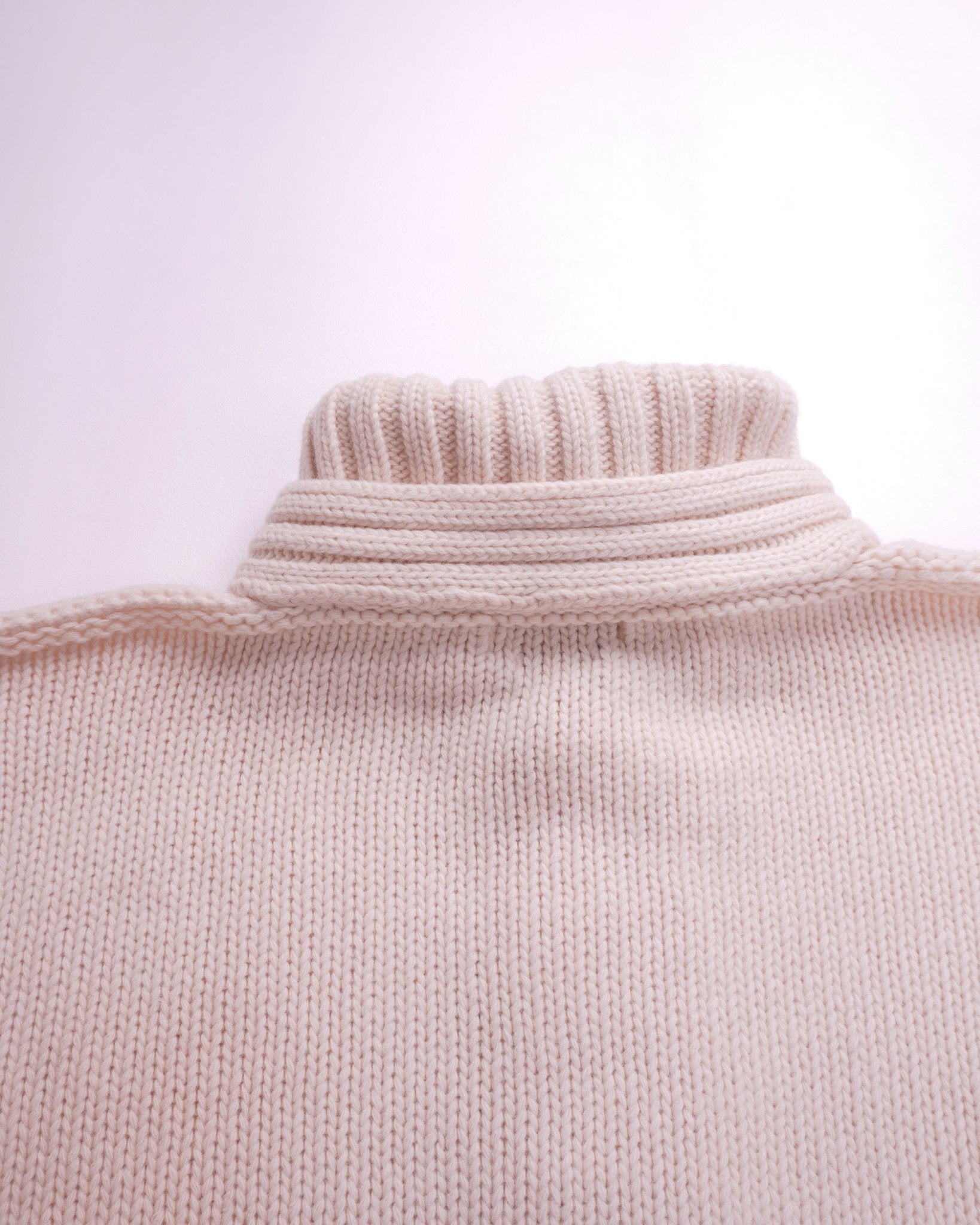 Stone Island White Knit Polo Shirt - L