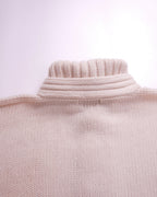 Stone Island White Knit Polo Shirt - L