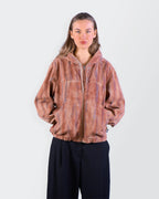 Stüssy Orange Bomber Jacket - M