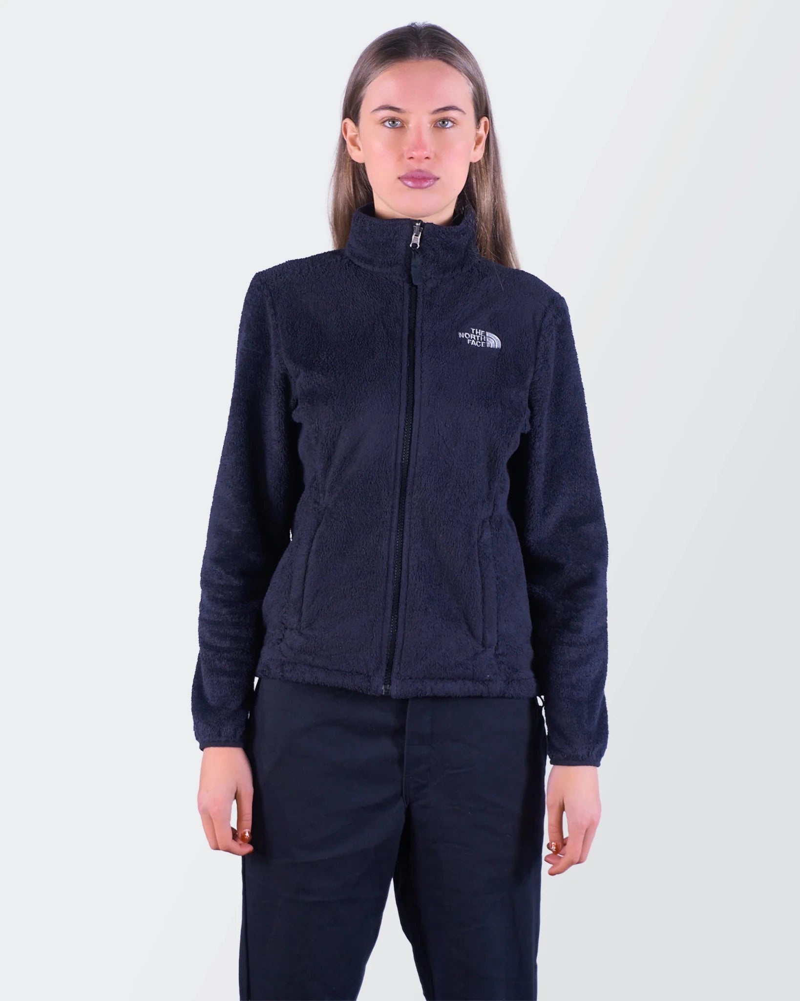 The North Face Navy Fleece Jacket S