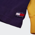Tommy Hilfiger Navy Long Sleeve Polo Shirt - L