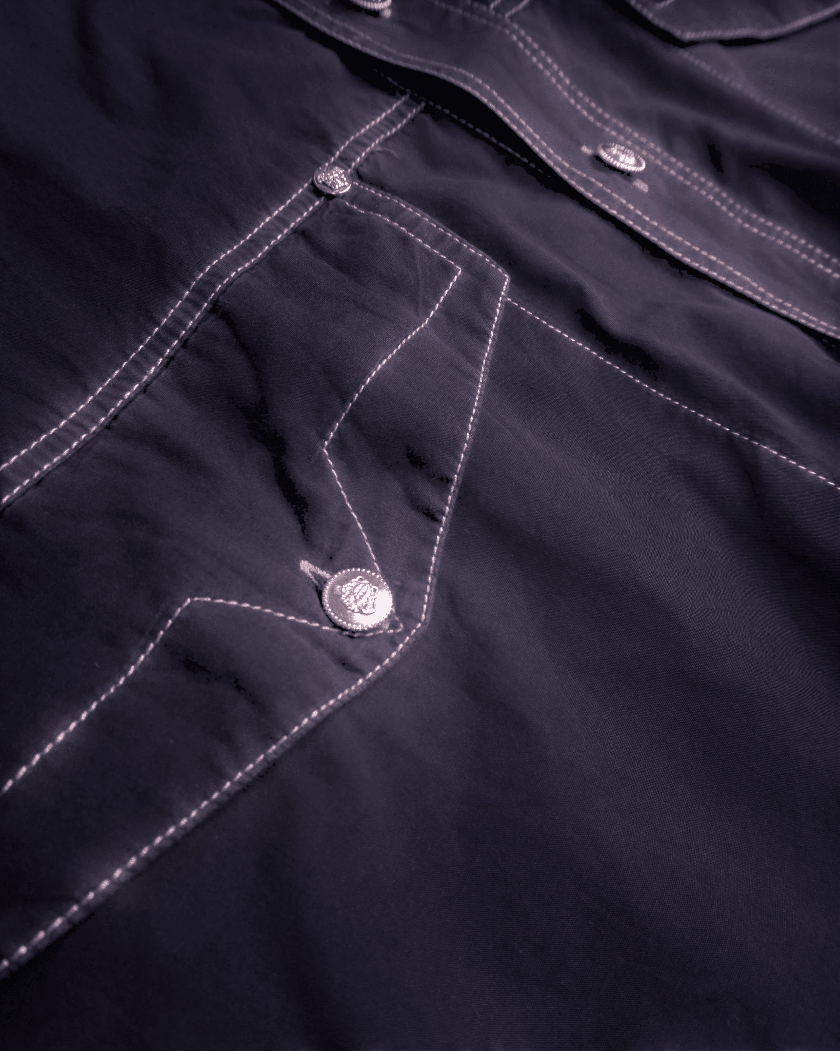 Versace Blue Button - up Shirt - XL