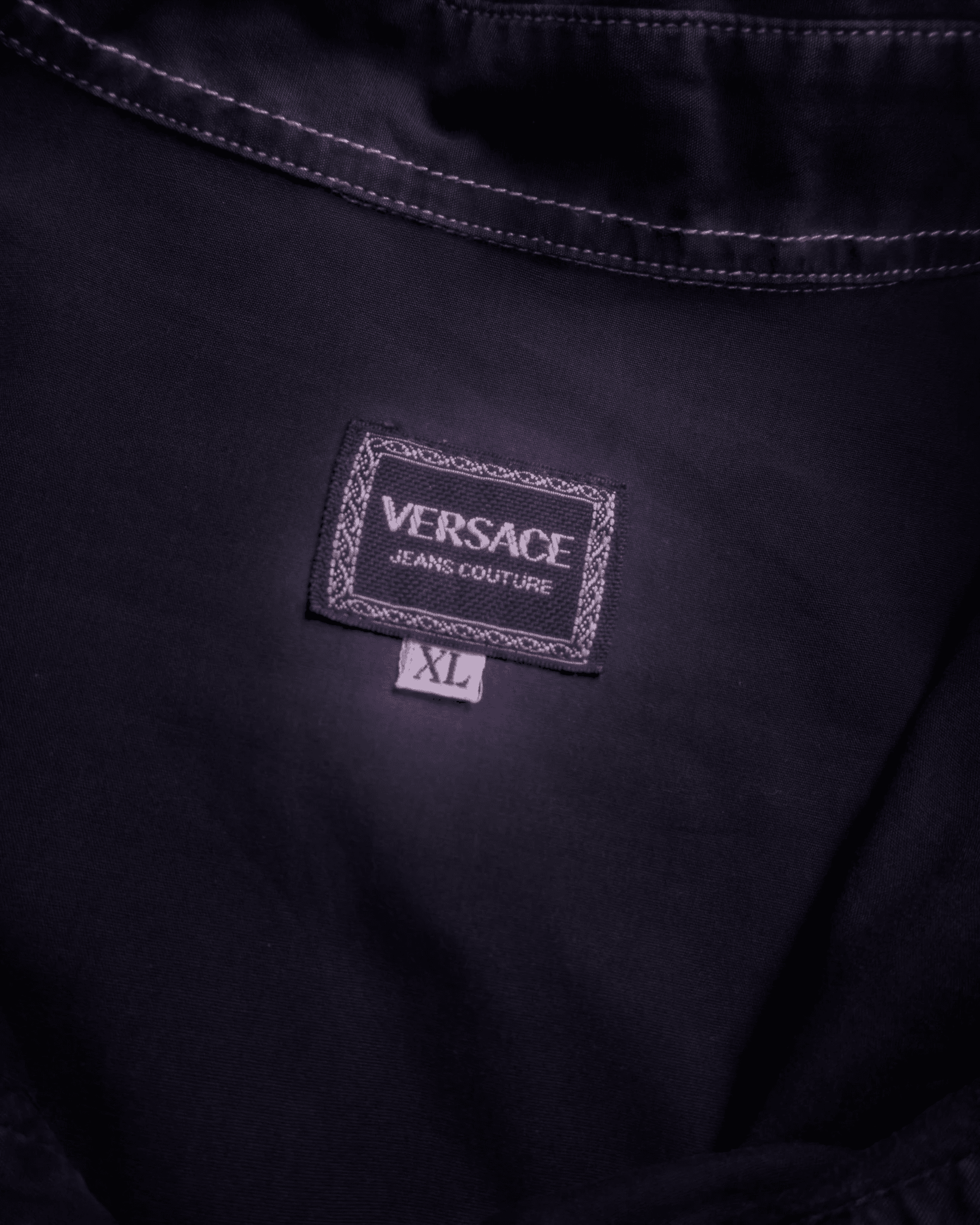 Versace Blue Button - up Shirt - XL
