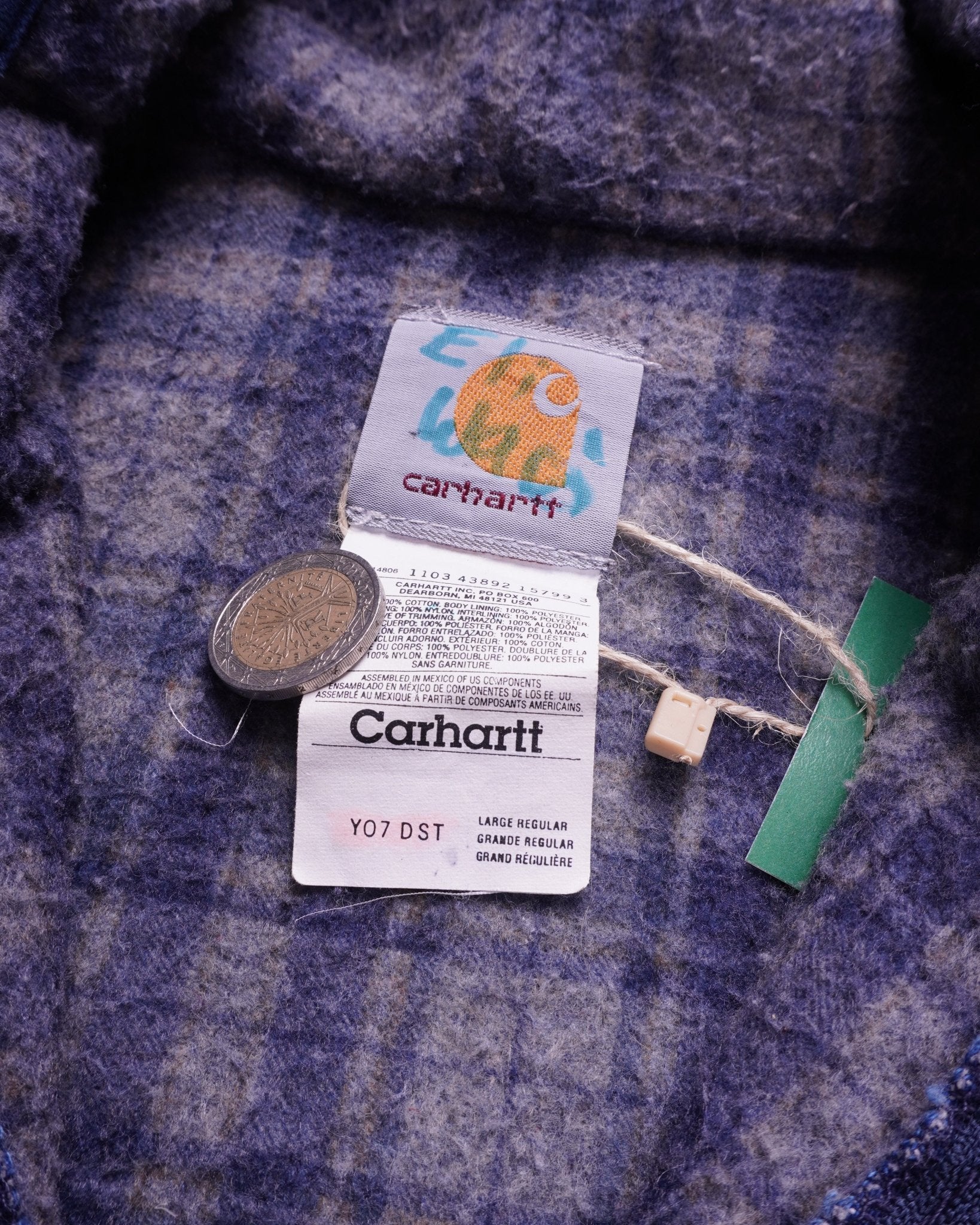 Vintage Carhartt Active Denim Jacket Denim - XS