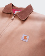 Vintage Carhartt Detroit 1990's Beige Canvas Jacket - S