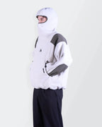 White Balaclava Hoodie