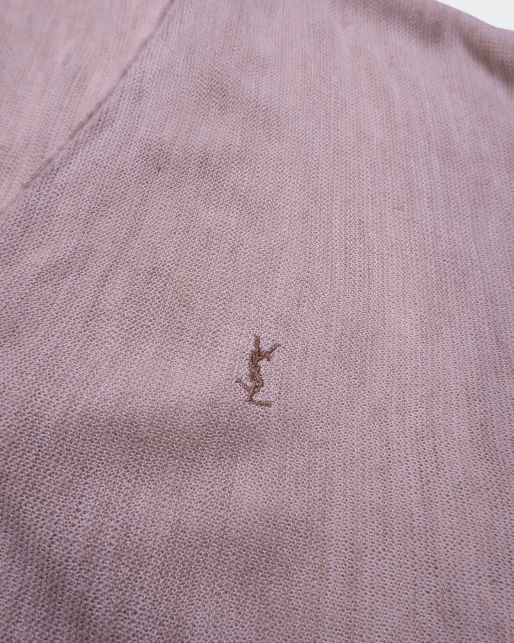 Yves Saint Laurent Beige Button Cardigan - XL
