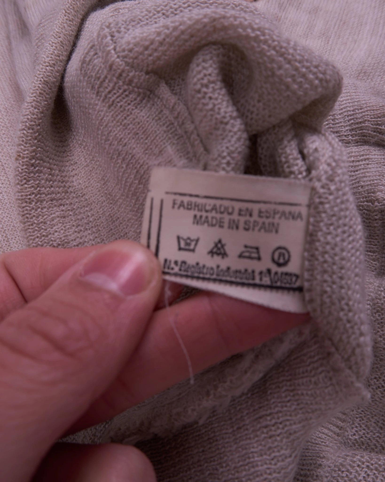 Yves Saint Laurent Beige Button Cardigan - XL