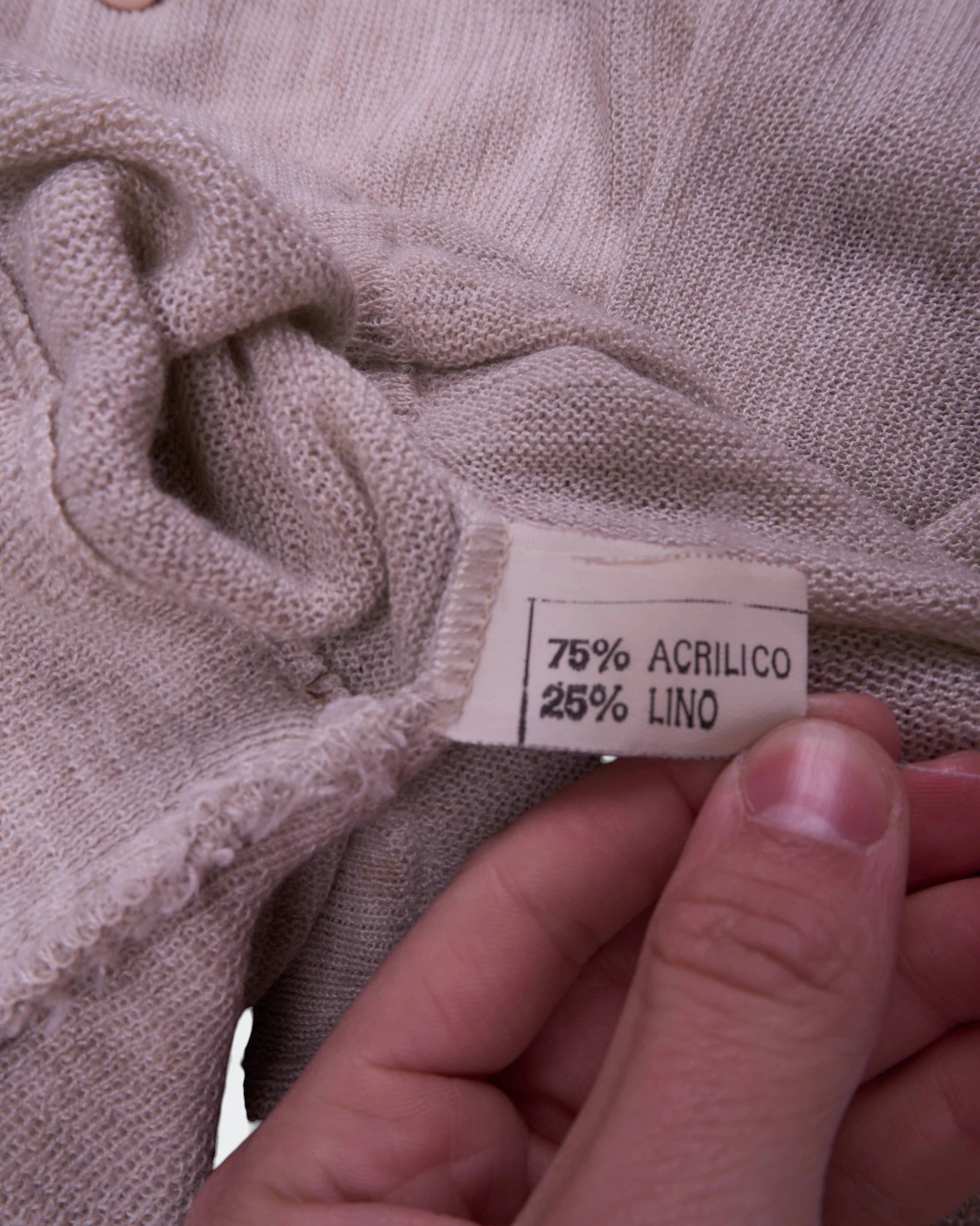 Yves Saint Laurent Beige Button Cardigan - XL