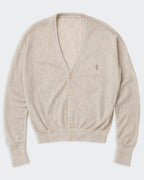 Yves Saint Laurent Beige Button Cardigan - XL