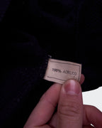 Yves Saint Laurent Black Button Cardigan - XL