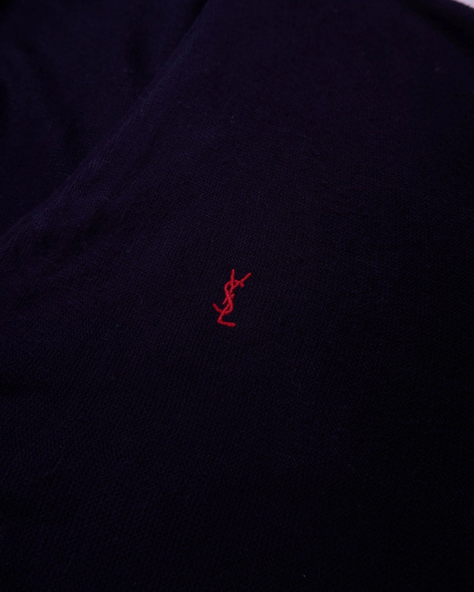 Yves Saint Laurent Black Button Cardigan - XL